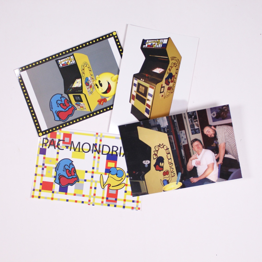 Pac-Mondrian : Postcard 01