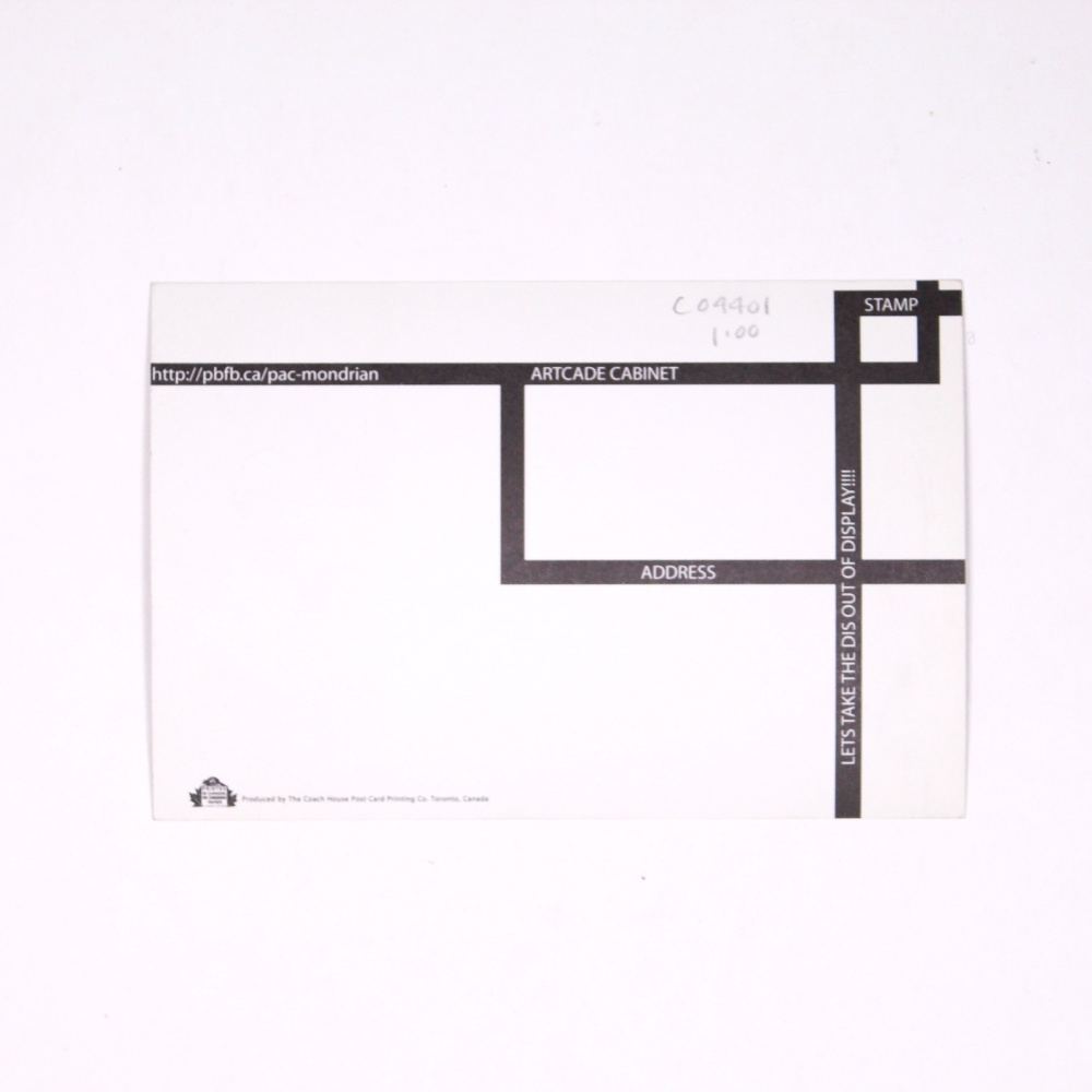 Pac-Mondrian : Postcard 03