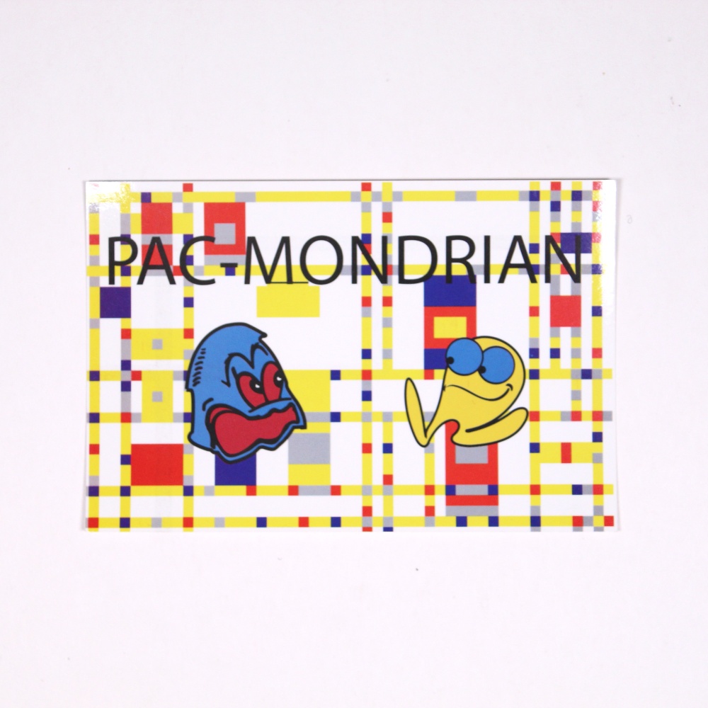 Pac-Mondrian : Postcard 04