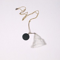 Christy Kunitzky: Mountain with Halo (necklace/wearable&#160;version)