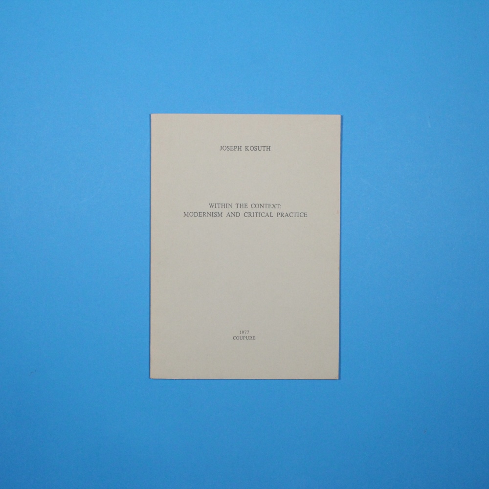 Joseph Kosuth