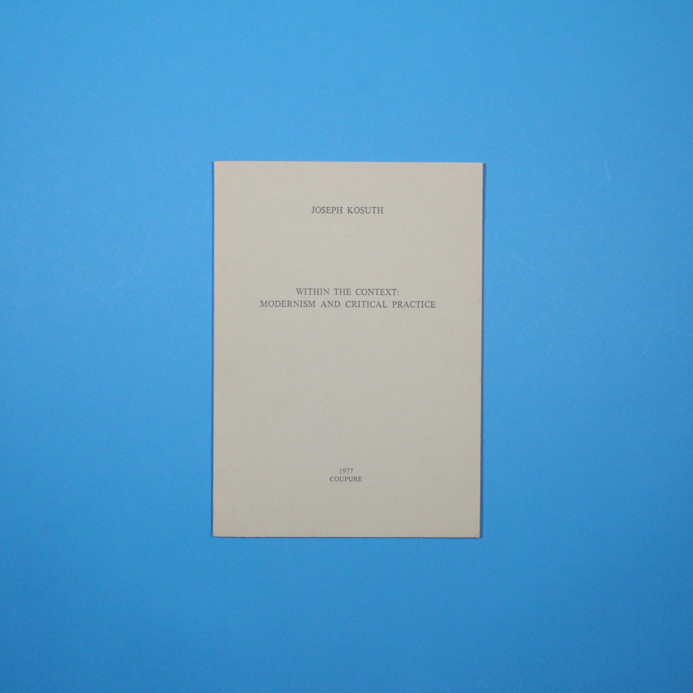 Joseph Kosuth