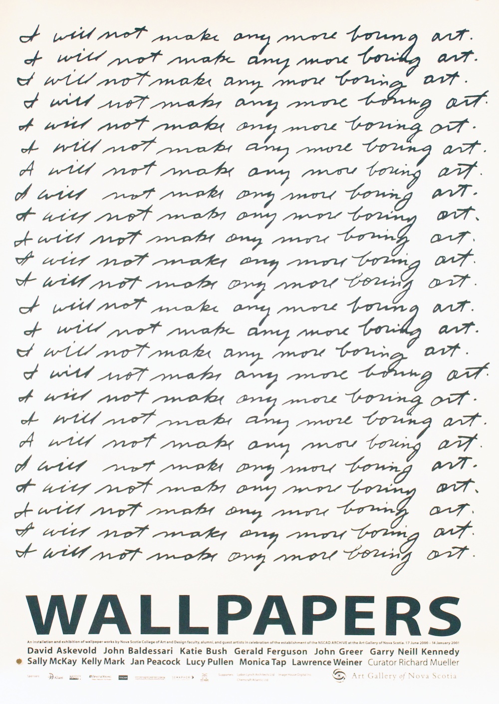 Baldessari Poster