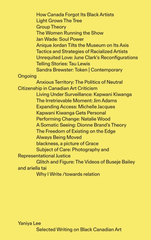 Art Metropole / Selected Writing on Black Canadian Art