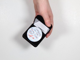 Tobaron Waxman: Protest Pin (for Chloe and for&#160;Mirha)