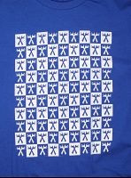 Katayoon Yousefbigloo: Hand of the Spirit Shirt (blue, long&#160;sleeve)