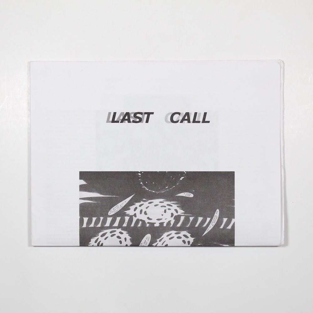 Last Call, Volume #1, Issue #2, Fall 2001