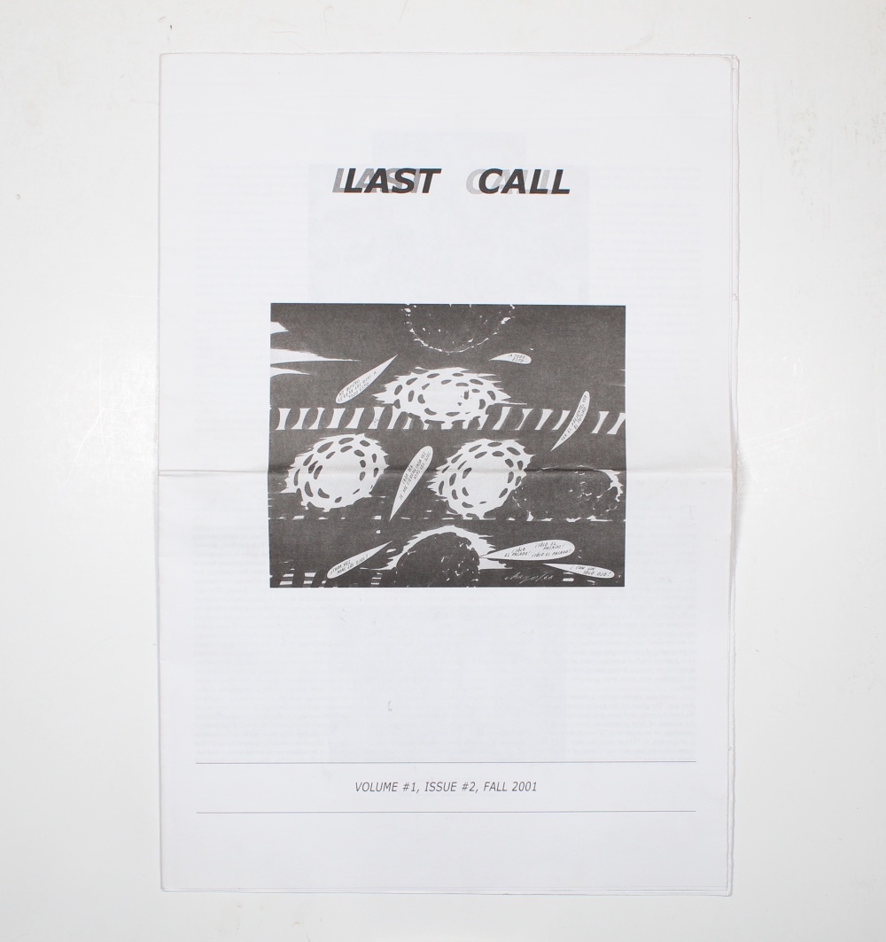 Last Call, Volume #1, Issue #2, Fall 2001