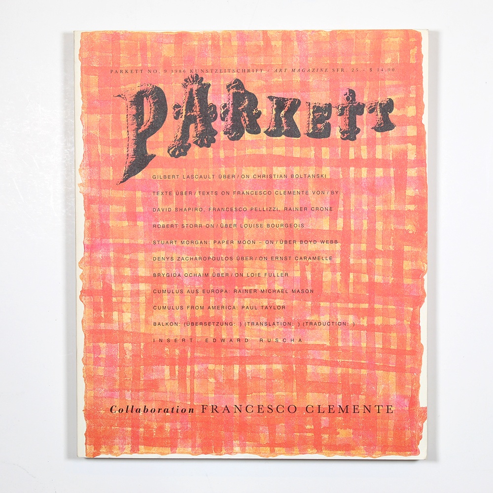 Parkett Vol. 9 - 1986 Francesco Clemente