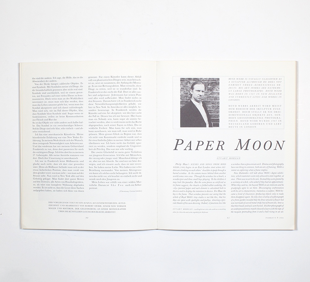 Parkett Vol. 9 - 1986 Francesco Clemente