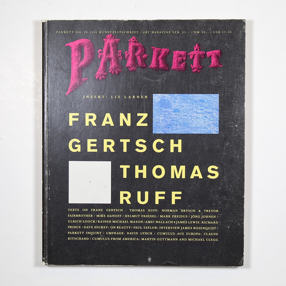 Parkett Vol. 28 - 1991 Franz Gertsch, Thomas Ruff