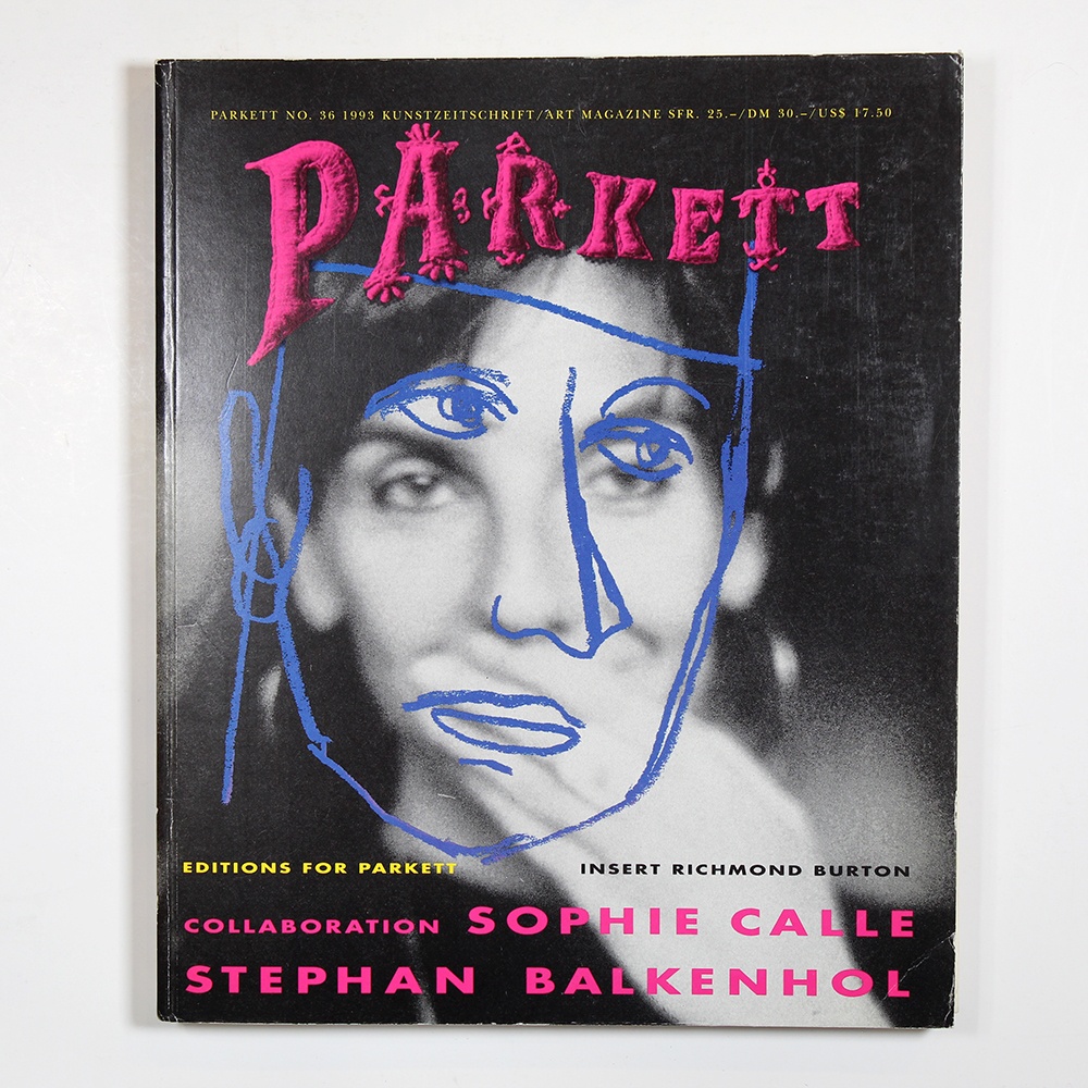 Parkett Vol. 36 - 1993 Stephan Balkenhol, Sophie Calle