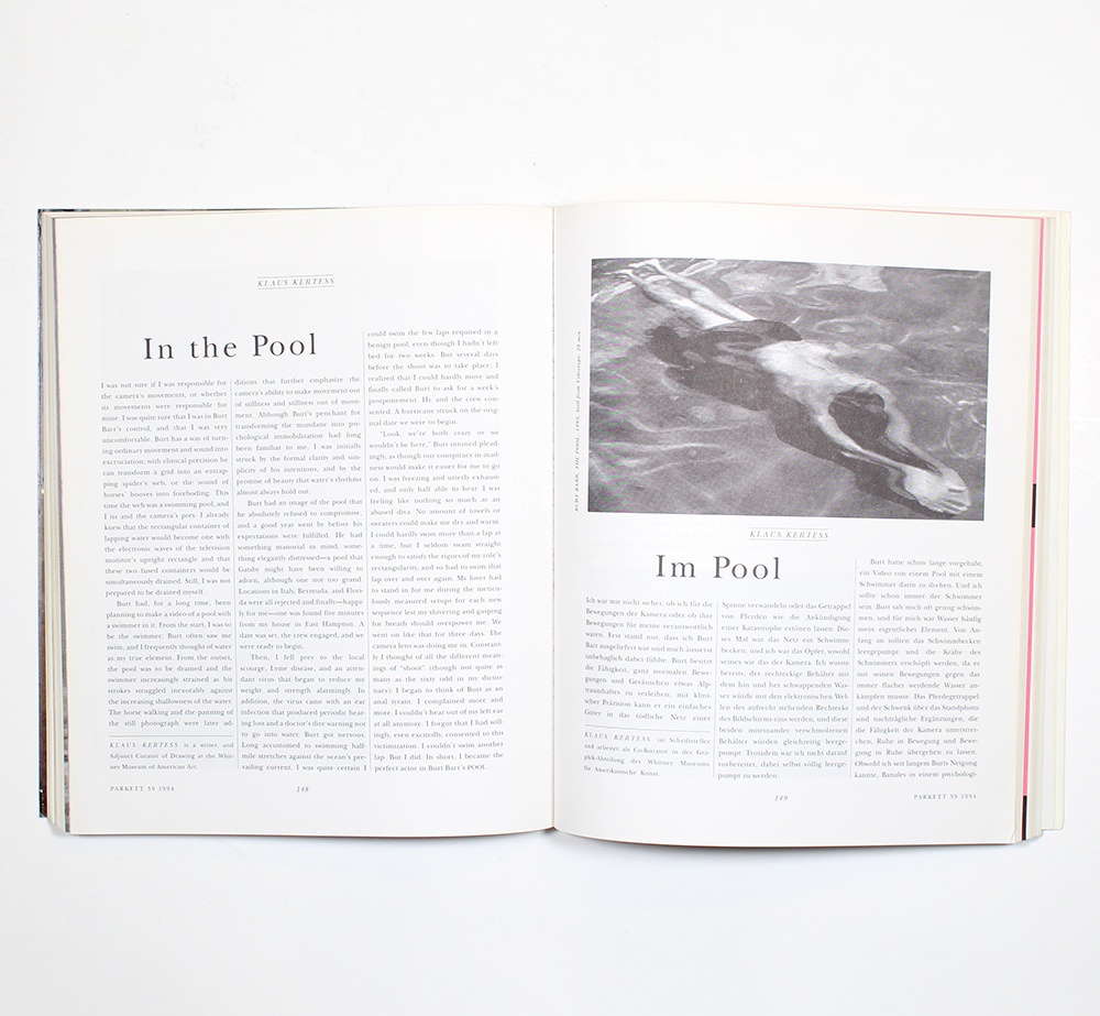 Parkett Vol. 39 - 1994 Felix Gonzalez-Torres, Wolfgang Laib