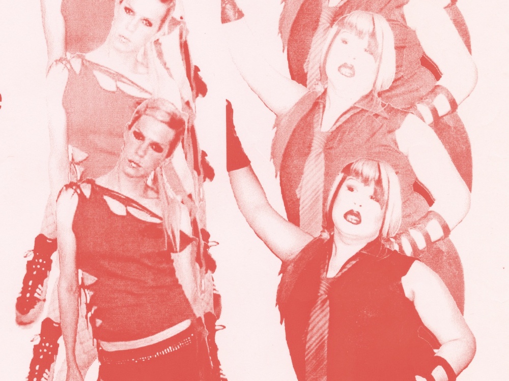 Detail from Send in the Clones, event poster, 2003. 