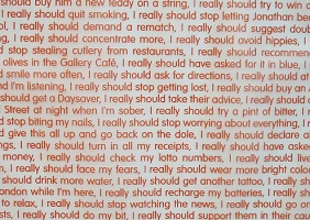 Kelly Mark: I Really Should... (Shopping&#160;Bag)