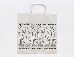 Michael Snow: Signed Walking Woman Shopping Bag