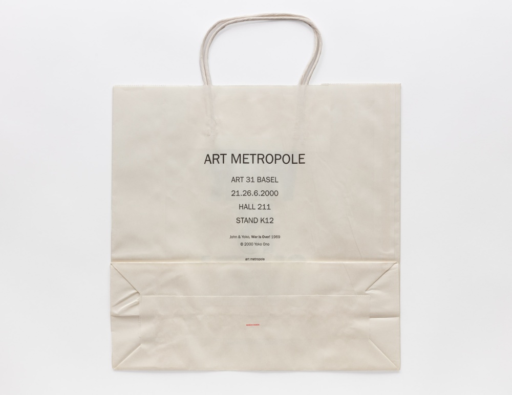 Yoko Ono Shopping Bag Verso