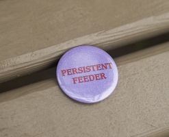 Izzy Mink: Proud Persistent Feeder Pins