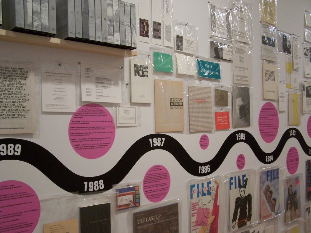 Evidence of 30 Years Â±: A Timeline of Art Metropole’s History