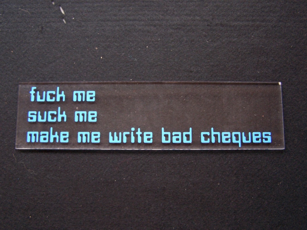 John Mclachlin - Fuck me suck me make me write bad cheques