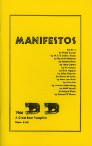 Great Bear Pamphlet: Manifestos 