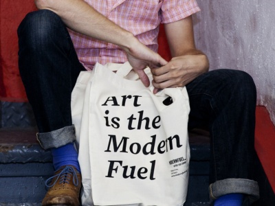 Art is the Modern Fuel Tote Bag