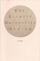 Christian Julien Siroyt: The Trinity University Review&#160;CXXIII