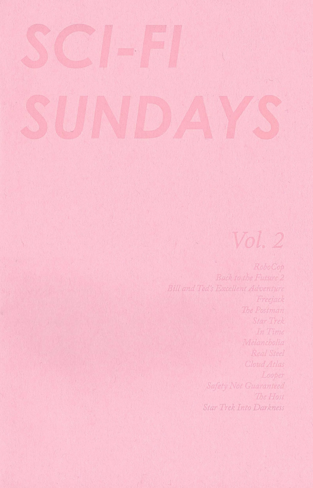 Sci Fi Sundays Volume 2