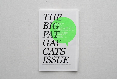 Post Comment Below: Issue 2 - The Big Fat Gay Cats Issue