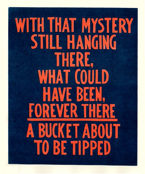 A Bucket About To Be Tipped