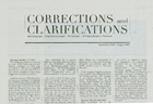 Corrections and Clarifications. (September 2006 - August 2007)