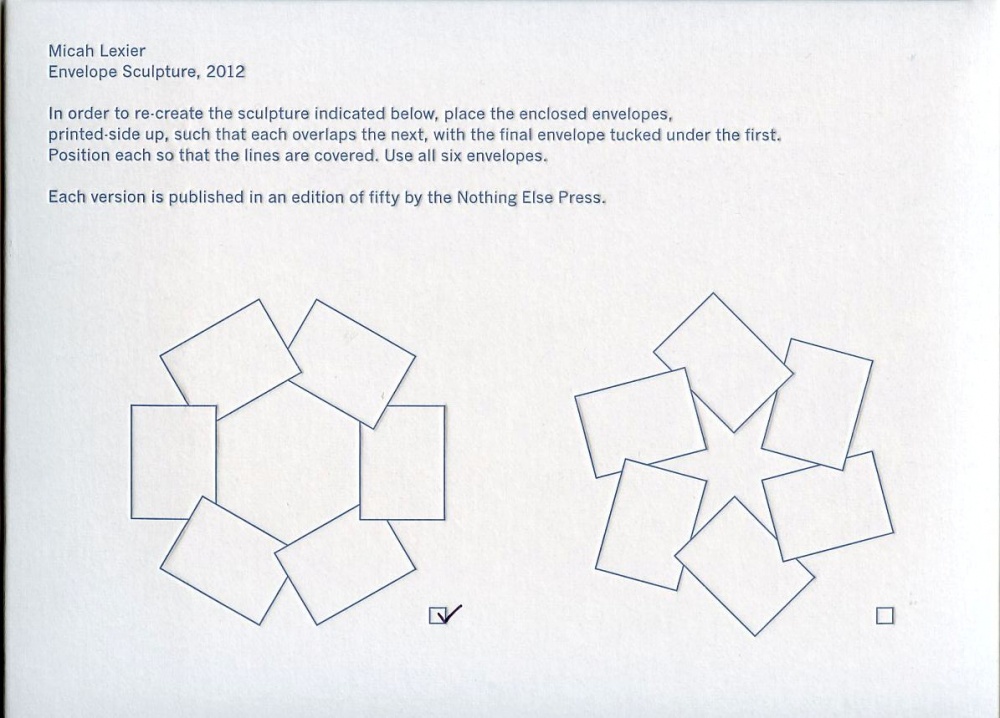 Envelope sculpture (Hex)