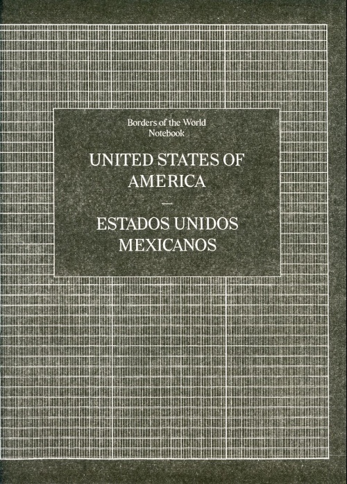 Borders of the World Notebook: United States of America - Estado