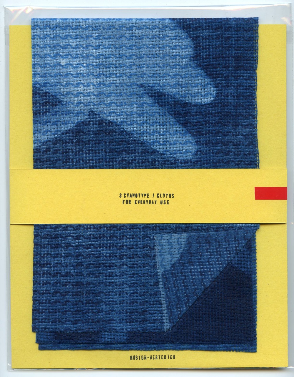 3 Cyanotype J Cloths for Everyday Use