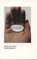 Ben Kinmont: Prospectus, first&#160;edition