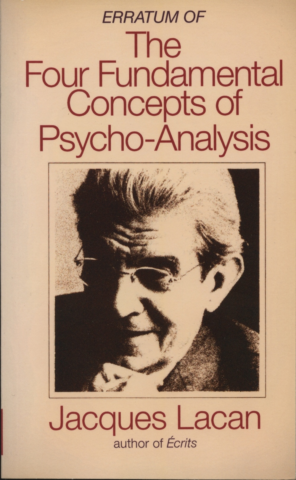 Erratum of the Four Fundamental Concepts of Psycho-Analysis