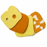 Liz Knox: Cheese Slice&#160;Coasters