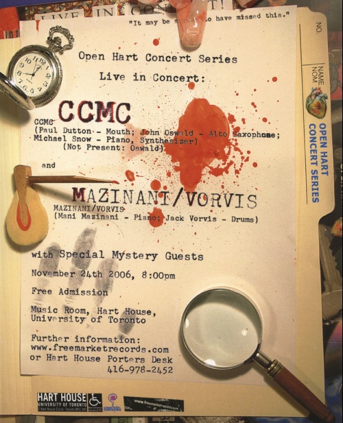 Murder Mystery Concert poster for November 24 - CCMC,