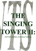 Steve Kado: Singing Tower II: Not Retarded, Just Half White, 2009.