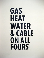 Gas Heat Water & Cable on All Fours