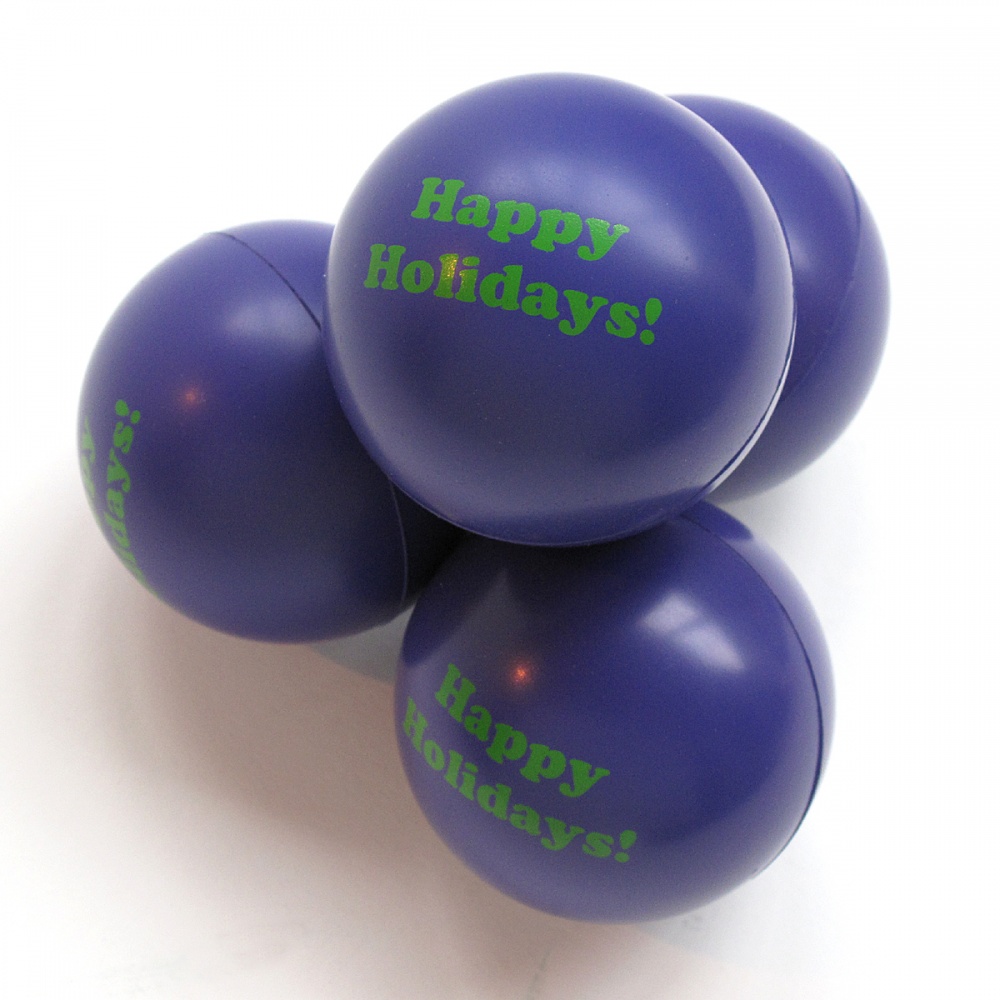 Happy Holidays stress ball