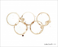 Anitra Hamilton: Olympic Rings (coffee) - Hamilton,&#160;Anitra