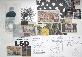 Paul Kneale: Studio wall time-capsule (II) 2008/2009