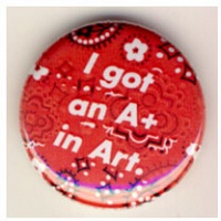 Tonik Wojtyra: I GOT AN A+ IN ART (BUTTON),&#160;bloods