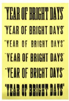 Instant Coffee: Year of Bright Bright Days, 2008