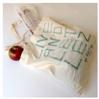 Ginger Brooks Takahashi: Live and Let Lez tote bag&#160;(natural)