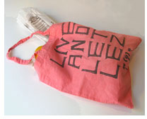Live and Let Lez tote bag (pink)