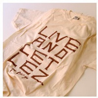 Live and Let Lez t-shirt (pale peach)