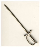 Jaime Sin: sterling silver olive&#160;sword