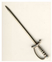 sterling silver olive sword